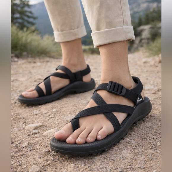 Chaco Shoes - Chaco Z/2 Classic Sandals Women’s 8 Black Vibram Sole USA Made Hiking Outdoor